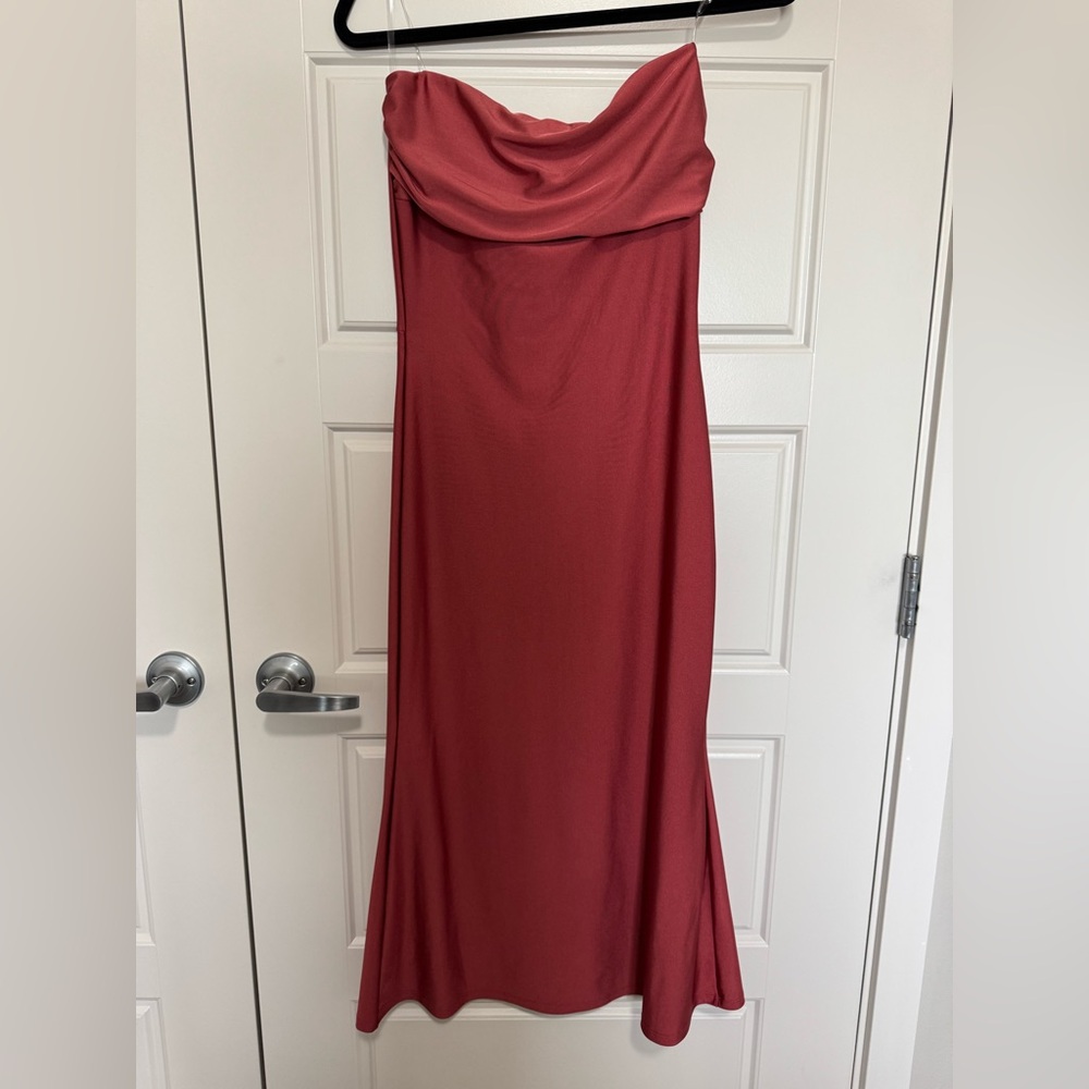 Windsor Strapless Mauve Dress